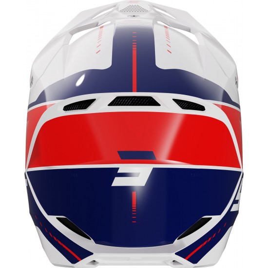 Capacete FURIOUS PEAK Azul / Vermelho Brilhante SHOT