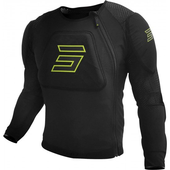 Colete Adulto PRIME Preto/Amarelo Neon Shot