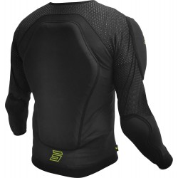 Colete Adulto PRIME Preto / Amarelo Neon SHOT