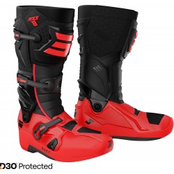 Botas RACE 8 Pretas / Vermelhas SHOT