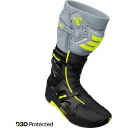 Botas RACE 8 Pretas / Amarelas Neon SHOT