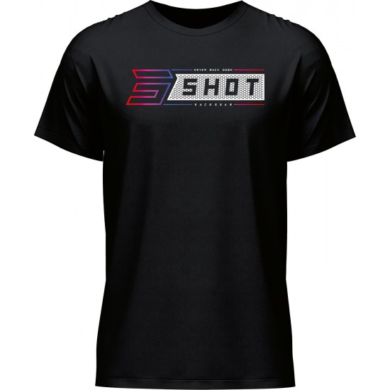 T-Shirt GRADIENT Preta SHOT