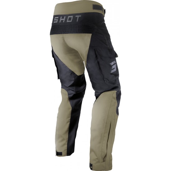 Calças RACETECH Pretas / Areia SHOT