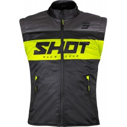 Casaco S / Mangas BODYWARMER LITE 3.0 Preto / Amarelo Neon SHOT