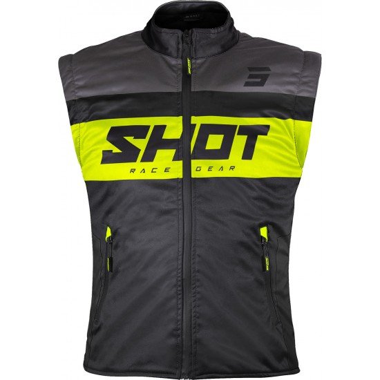 Casaco S/Mangas BODYWARMER LITE 3.0 Preto/Amarelo Neon Shot