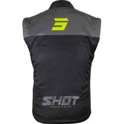 Casaco S / Mangas BODYWARMER LITE 3.0 Preto / Amarelo Neon SHOT
