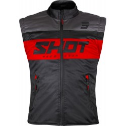 Casaco S / Mangas BODYWARMER LITE 3.0 Preto / Vermelho SHOT