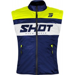 Casaco S / Mangas BODYWARMER LITE 3.0 Azul Marinho / Amarelo Neo SHOT