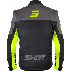 Casaco SOFTSHELL LITE 3.0 Preto / Amarelo Neon SHOT