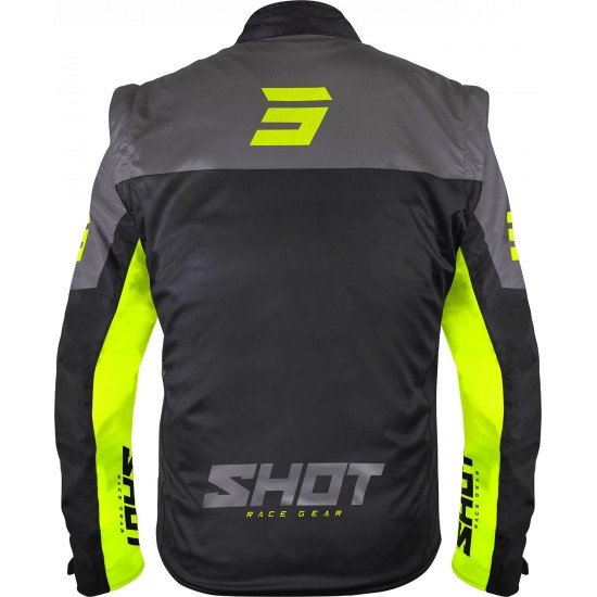 Casaco SOFTSHELL LITE 3.0 Preto/Amarelo Neon Shot