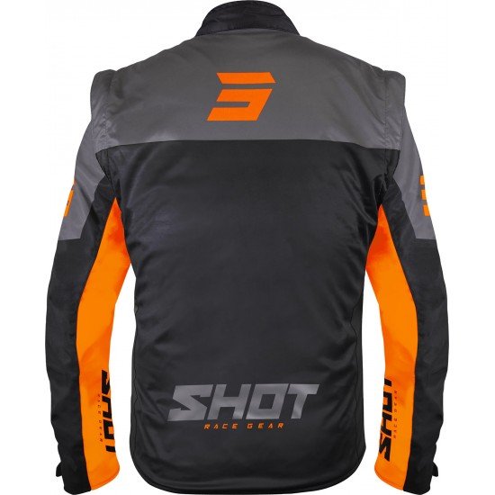 Casaco SOFTSHELL LITE 3.0 Preto/Laranja Shot