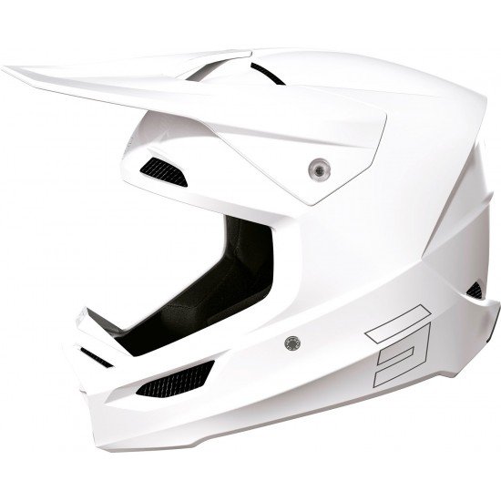 Capacete RACE SOLID Branco Brilho Shot