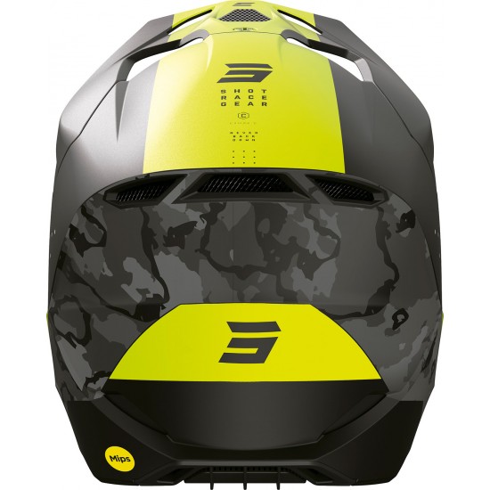 Capacete RACE CAMO Amarelo Neon Mate SHOT