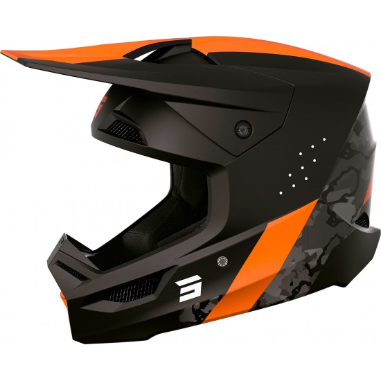Capacete RACE CAMO Laranja Mate SHOT