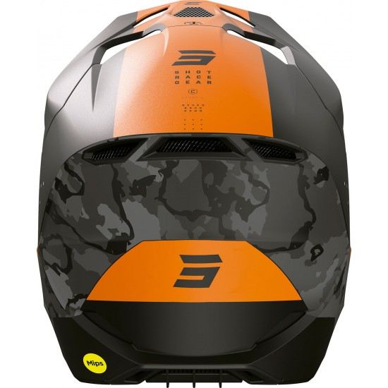 Capacete RACE CAMO Laranja Mate SHOT