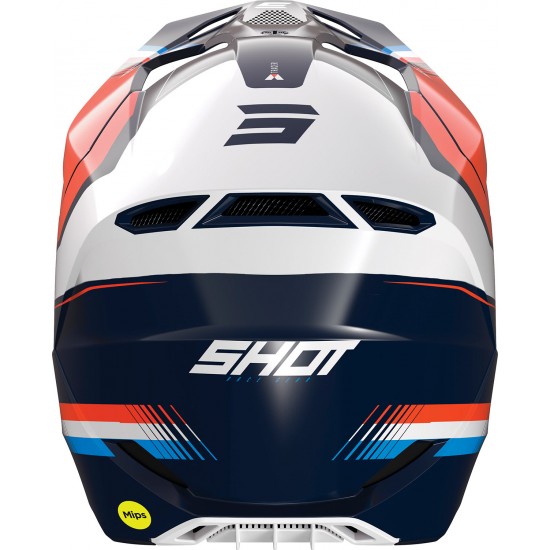 Capacete RACE TRACER Laranja Neon Brilho SHOT