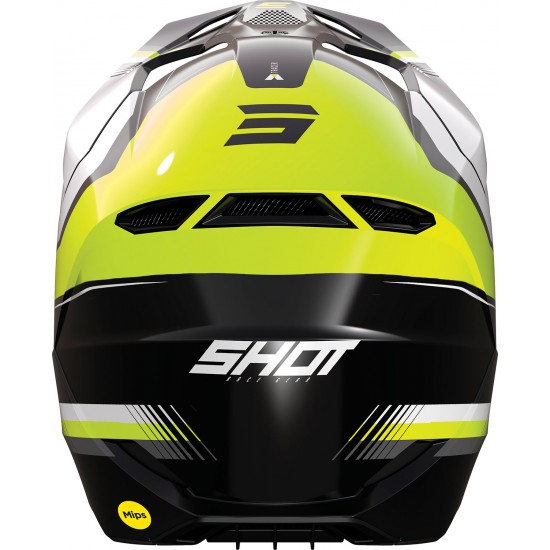 Capacete RACE TRACER Amarelo Neon Brilho SHOT