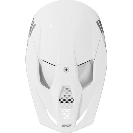 Capacete FURIOUS SOLID Branco Brilhante Shot