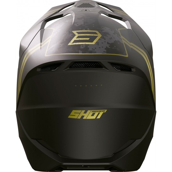 Capacete FURIOUS ARMY Dourado Mate SHOT