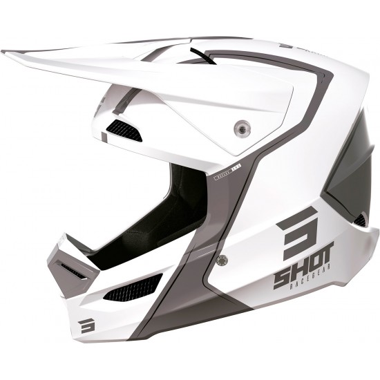 Capacete FURIOUS REFLEX Branco Brilho SHOT