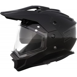 Capacete c/ Viseira TREK SOLID Preto Brilhante Shot