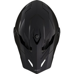 Capacete c/ Viseira TREK SOLID Preto Brilhante Shot