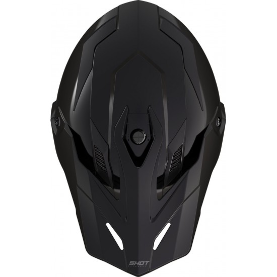 Capacete c/ Viseira TREK SOLID Preto Brilhante Shot