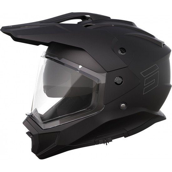 Capacete c/ Viseira TREK SOLID Preto Mate Shot