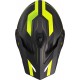 Capacete c / Viseira TREK RALLY Preto / Amarelo Neon Mate SHOT