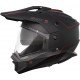 Capacete c/ Viseira TREK RALLY Preto/Vermelho Mate Shot