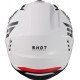 Capacete JUMP TRICKS Branco/Vermelho Brilhante Shot