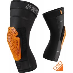 Joelheiras Adulto RACE D30 Pretas SHOT