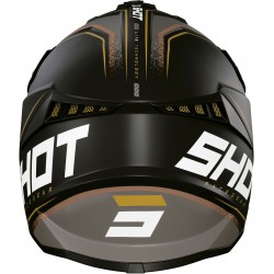 Capacete LITE PRISM Preto / Dourado Mate SHOT