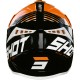 Capacete LITE FURY Preto / Laranja Neon Brilho SHOT