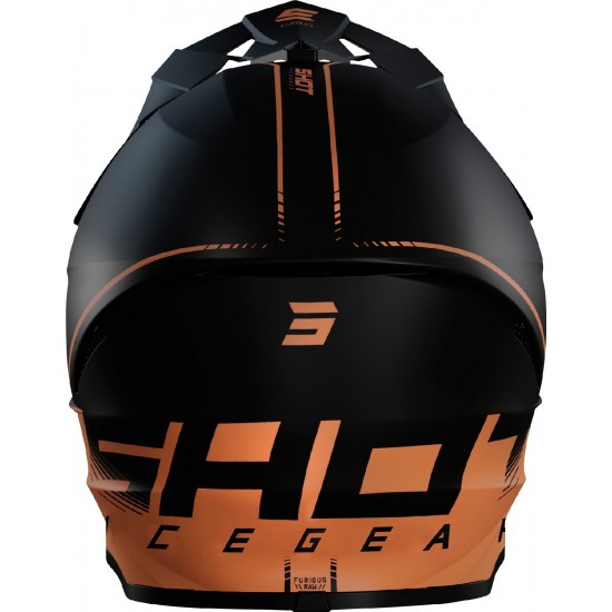 Capacete FURIOUS RAW 3.0 Shot Preto / Bronze