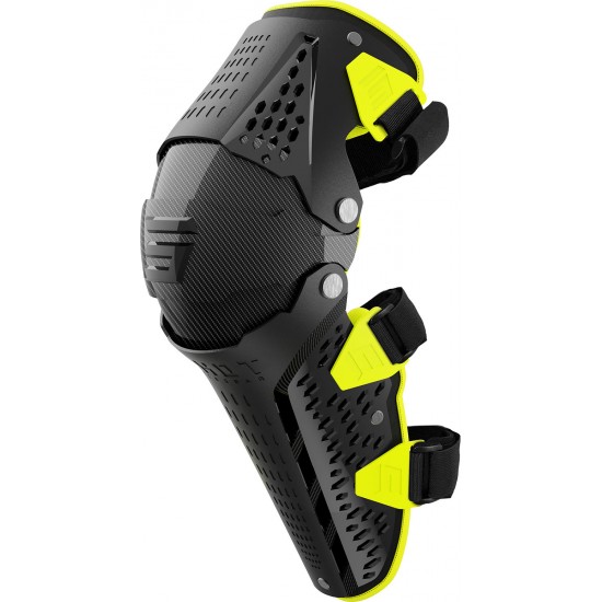 Joelheiras Adulto AIRFLOW Pretas / Amarelas Neon SHOT