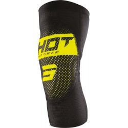 Joelheiras Adulto AIRLIGHT Pretas / Amarelas Neon SHOT