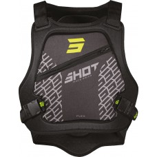 Colete Adulto FLEX Preto / Amarelo Neon SHOT
