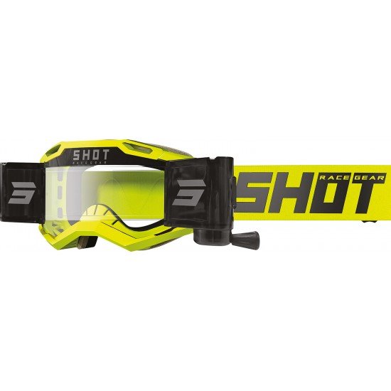Oculos IRIS 2.0 SOLID Amarelo Neon Brilho c/ Roll-Off Shot
