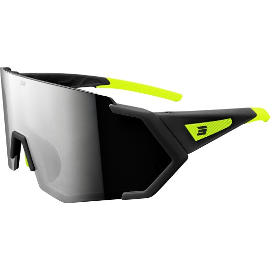 Oculos Sol Bicicleta RETINA Amarelos neon SHOT