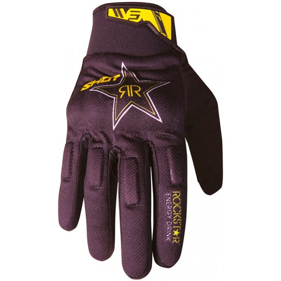 Luvas DRIFT SPIDER ROCKSTAR / Amarelas / Pretas / cinza SHOT