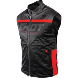 Casaco S / Mangas BODYWARMER LITE 2.0 Preto / Vermelho SHOT
