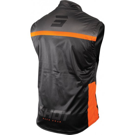 Casaco S / Mangas BODYWARMER LITE 2.0 Preto / Laranja SHOT
