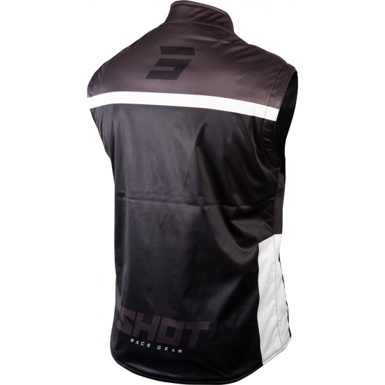 Casaco S / Mangas BODYWARMER LITE 2.0 Preto / Branco SHOT