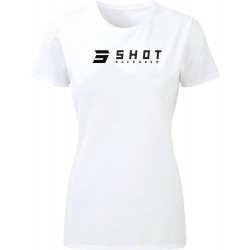 T-Shirt Mulher TEAM 2.0 Branca SHOT