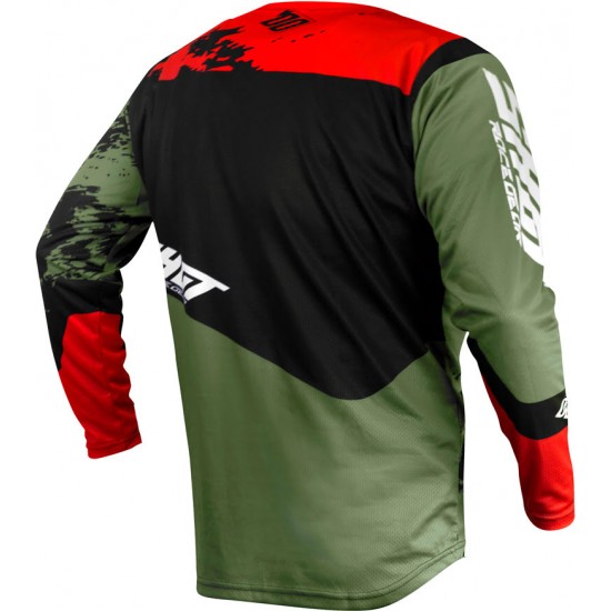 Camisola CONTACT SHADOW Caqui / Vermelha SHOT