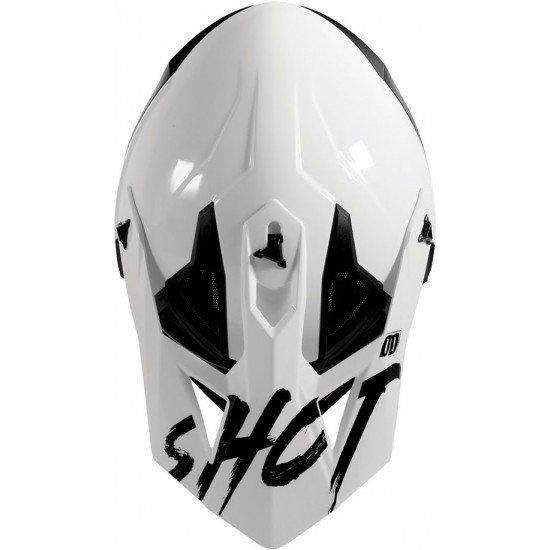 Capacete LITE SOLID Branco brilho Shot