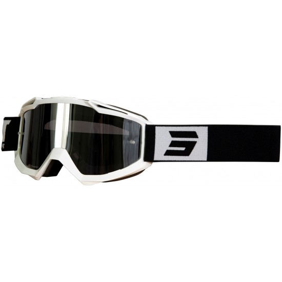 Oculos IRIS FASHION Brancos/Pretos brilho Shot
