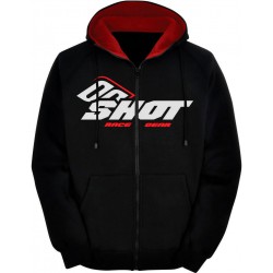 Sweat homem TEAM Preta / Vermelha SHOT