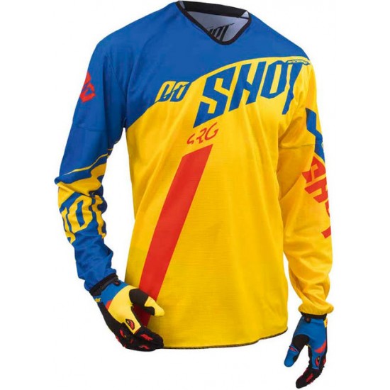 Camisola FLEXOR SYSTEM Amarela / Azul SHOT